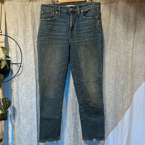 High Rise Slim Crop Boyjean